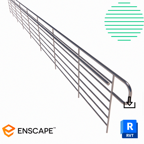 FREE Revit Railing Pipe Extensions With Bracket Bimshares