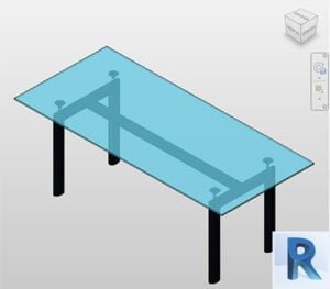 Parametric table by Le Corbusier- Mesa paramétrica LC6 – Mesa revit – Table revit
