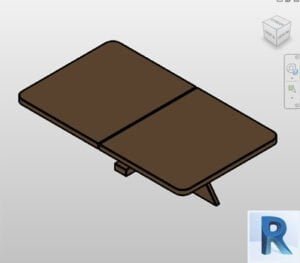 Parametric table by Tadao ando – Mesa de estar por Tadao ando – Revit table