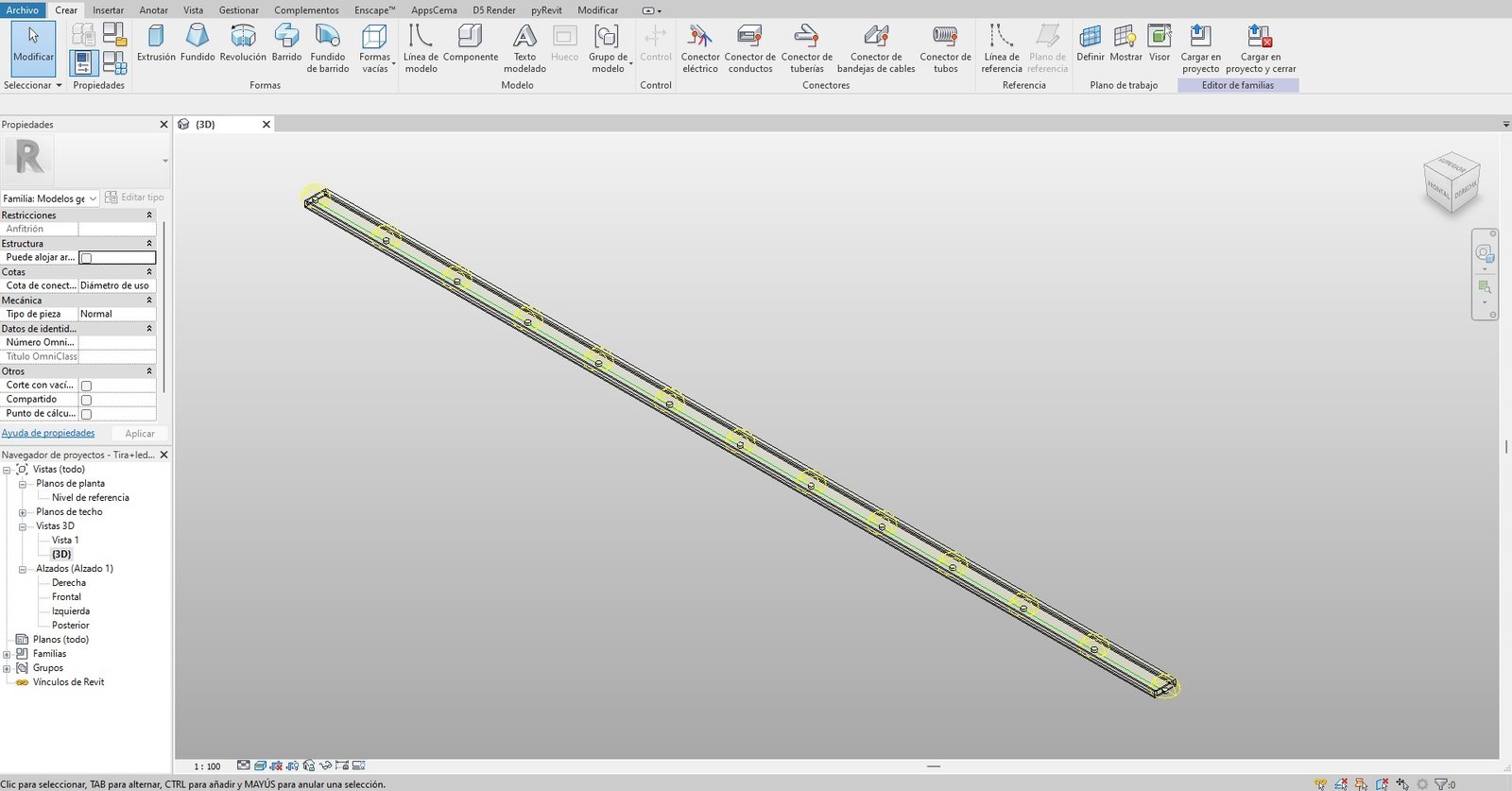 Led Revit strip