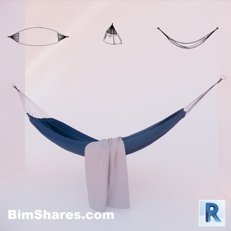 Hammock revit Hamaca revit Model 1 Bimshares