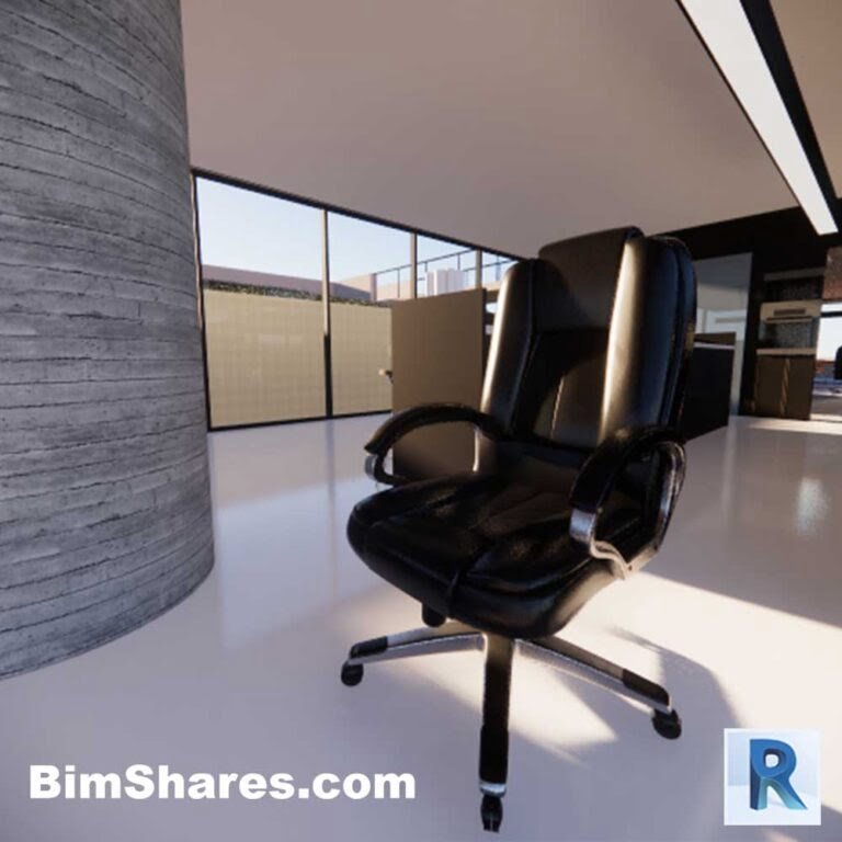 Office chair revit - Silla de oficina revit | Bimshares