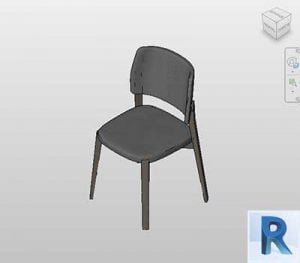 1Kitchen chair revit model 1 bimshares.com
