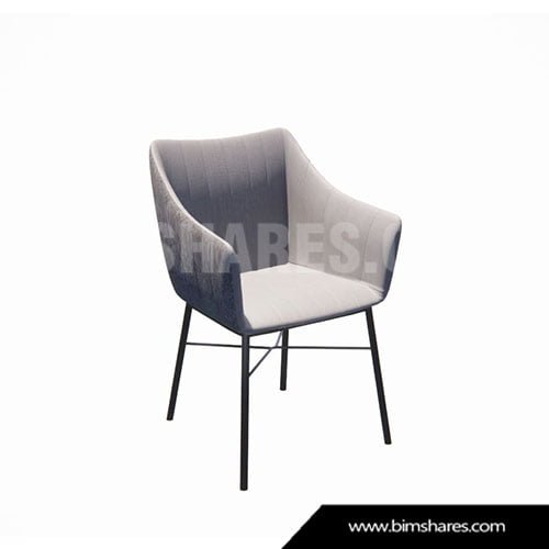 Armchair revit 23 - Silla 23333