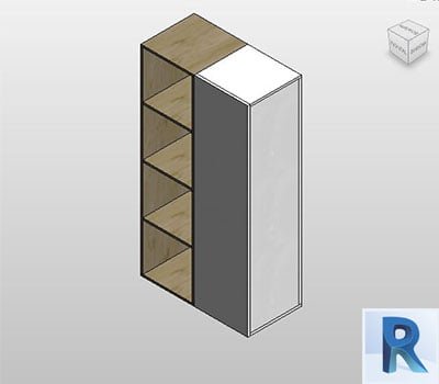 TV stand shelf revit - Repisa stand de tv bimshare