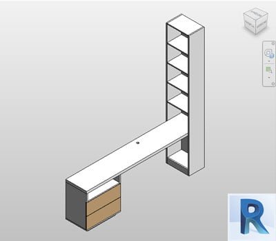 Bookcase revit