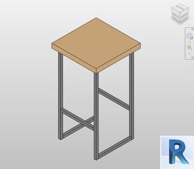 bar chair revit