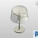 Table lamp revit model