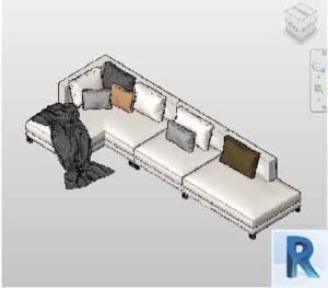 Sofa revit model