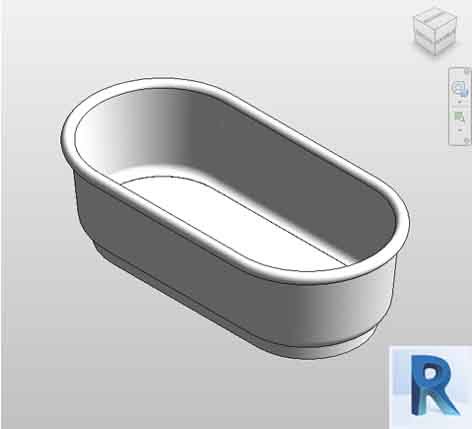 revit bathtub