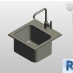 Sink kitchen revit