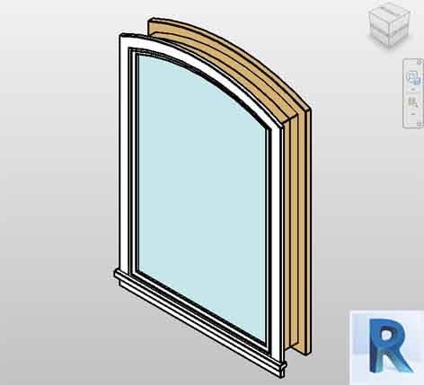 Revit window arch top