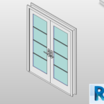 Revit residental door exterior