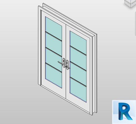 Revit residental door exterior