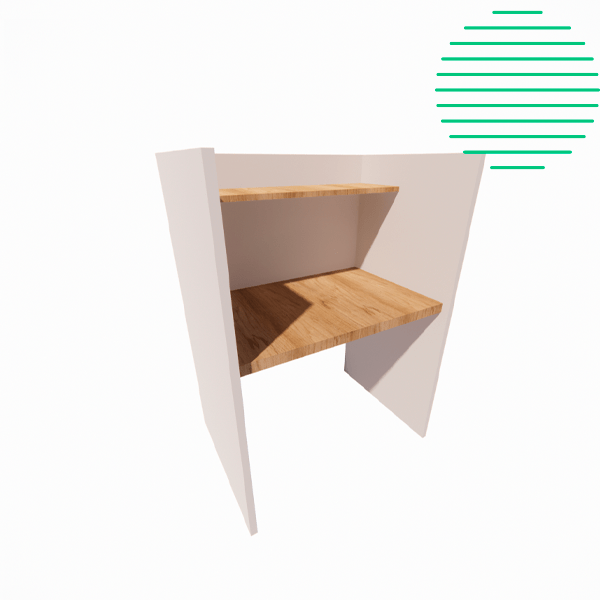 Revit single carrel