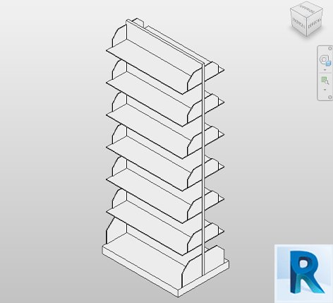 Revit stack shelving