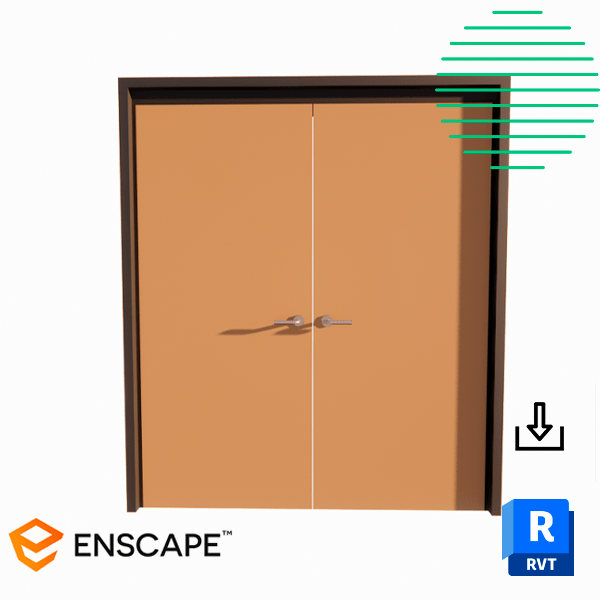 Revit door passage double flush Autodesk