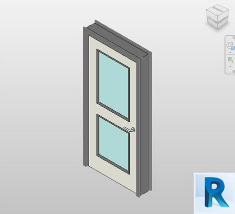 Revit door single two lite Autodesk