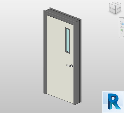 Revit door single vision lite