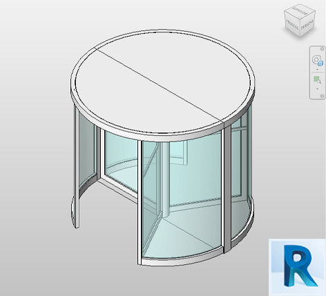 Revit revolving door