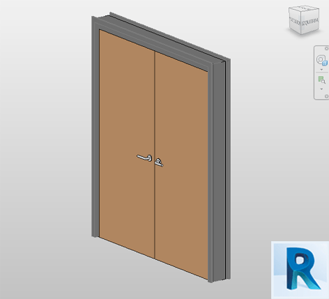 Revit door passage double flush Autodesk