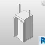 Revit electric lift 4 person