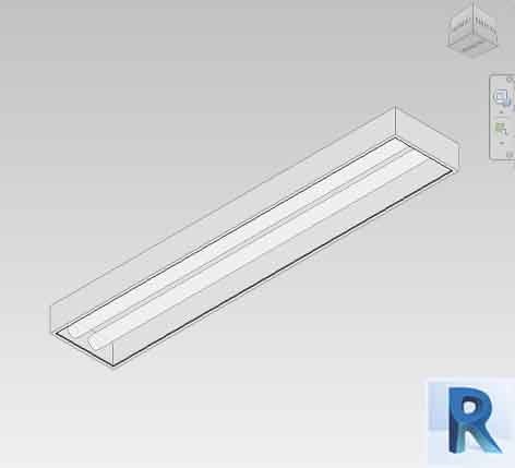 Revit Fluorescent Luminaire