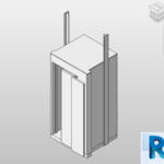 Revit electric lift 4 person Autodesk