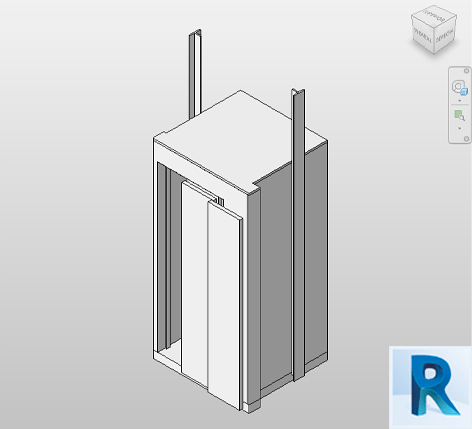 Revit electric lift 4 person Autodesk