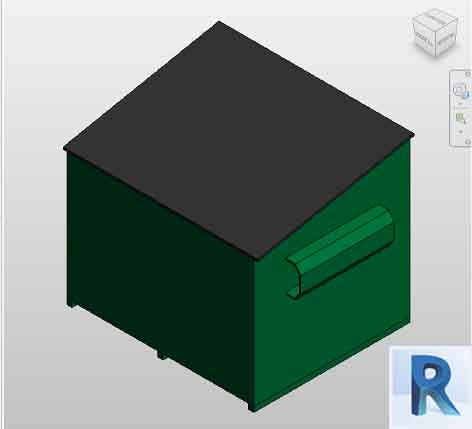 Revit Dumpster - Parametric model