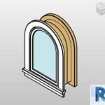 Revit window fixed round top