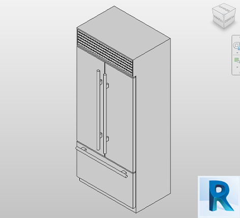 Revit refrigerator french