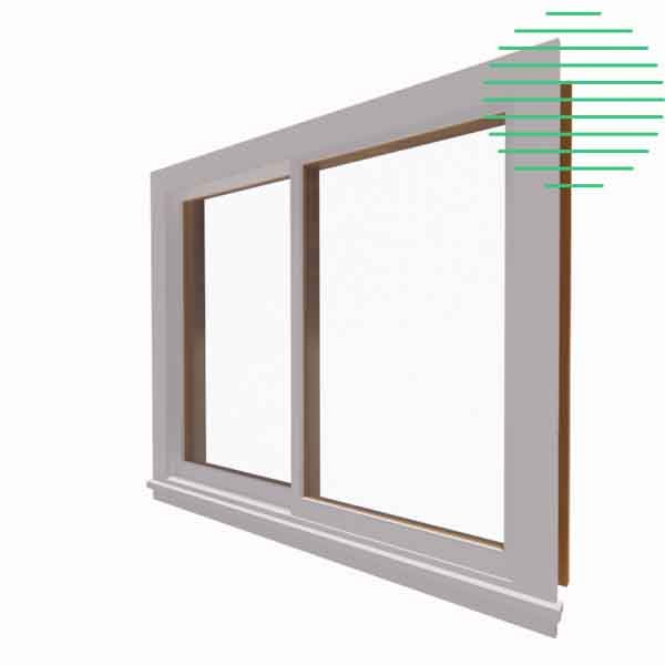 Window dliding double Revit