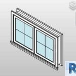 Revit window horizontal awning double