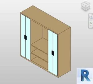 Art Storage 4-Post Shelving, Free Autodesk Revit Models