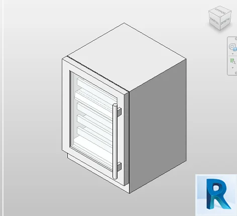 Revit undercounter wine