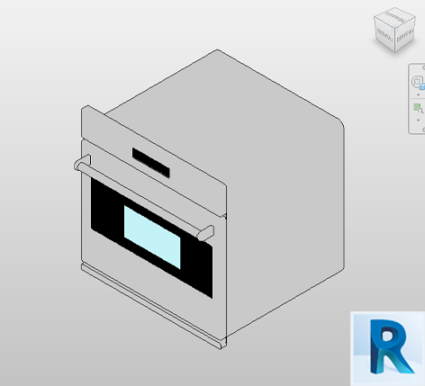 Revit oven built in single