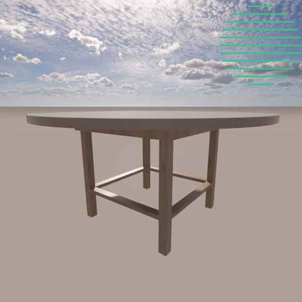 Revit table dining round