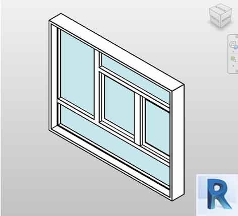 Revit window casement double