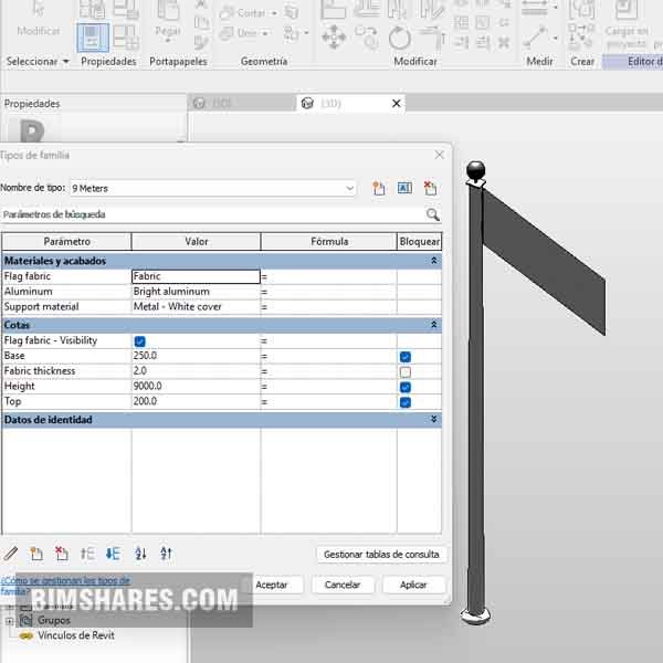 Revit Flag Pole