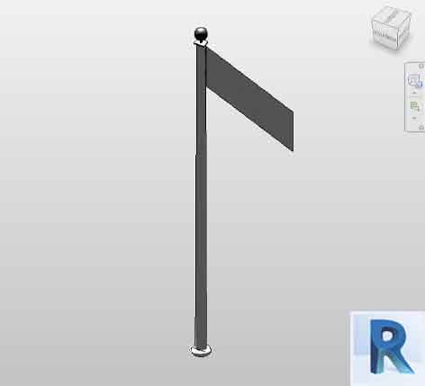 Revit Flag Pole