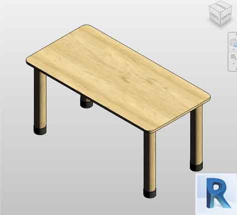 Revit children's school table