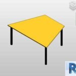 Revit trapezoidal table