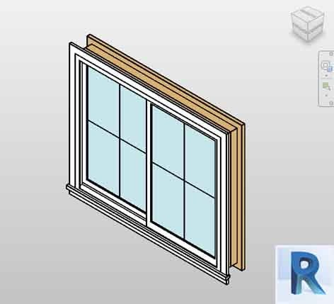 Revit window single hung