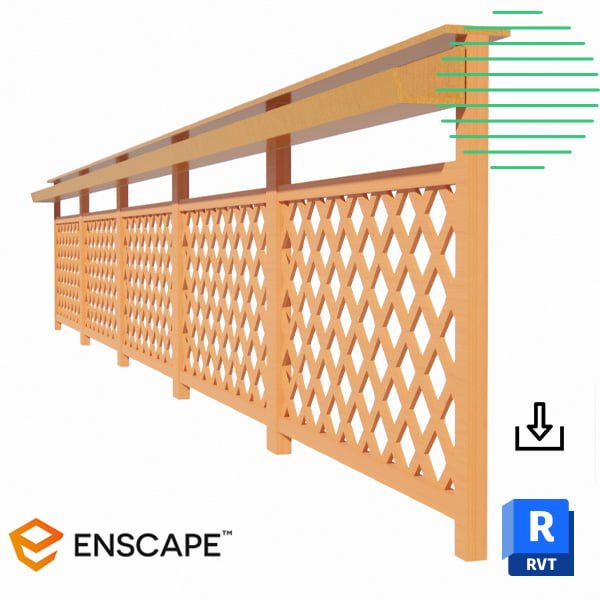 Revit railing wood holes