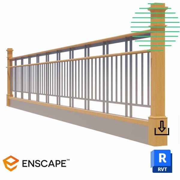 Classic revit railing