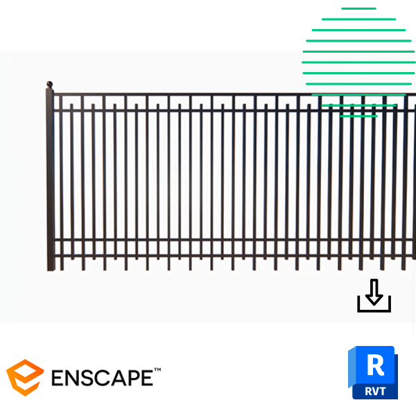 Fence revit steel