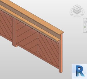 Revit railing parapet