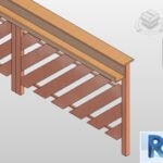 Revit wood railing cross supports