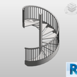 Revit spiral staircase